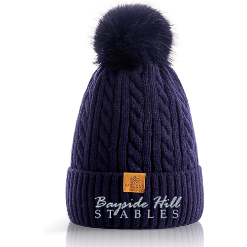 Bayside Hill Stables - Faux Fur Pom Beanie