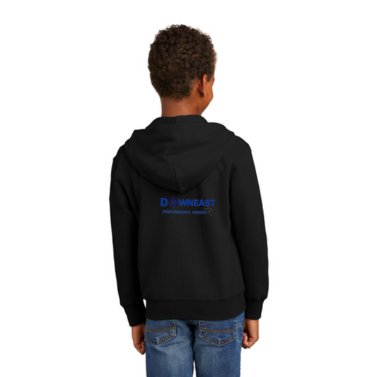 Downeast - Port & Company® Youth Core Fleece Full-Zip Hooded Sweatshirt