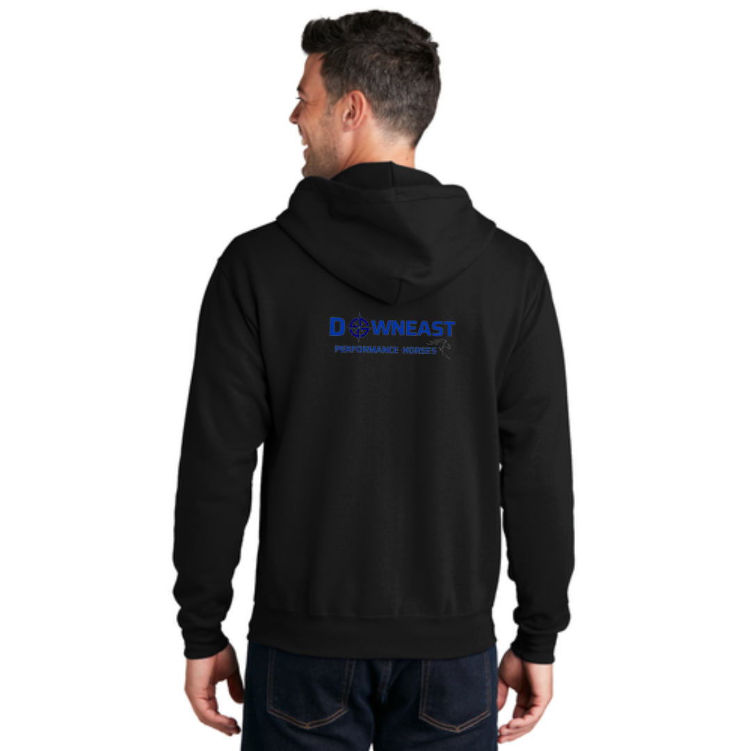 Downeast - Port & Company® Core Fleece Full-Zip Hooded Sweatshirt
