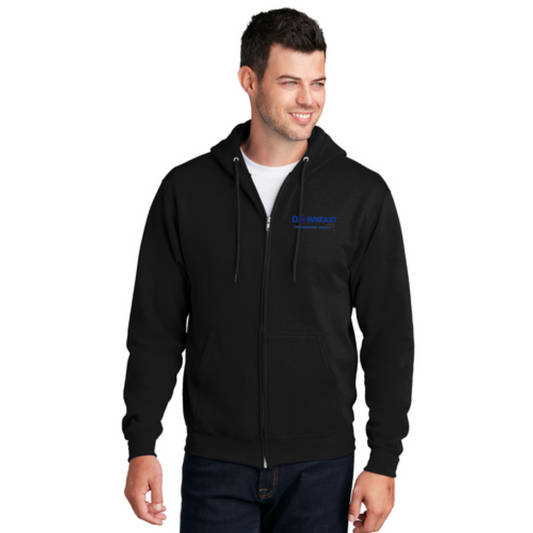 Downeast - Port & Company® Core Fleece Full-Zip Hooded Sweatshirt