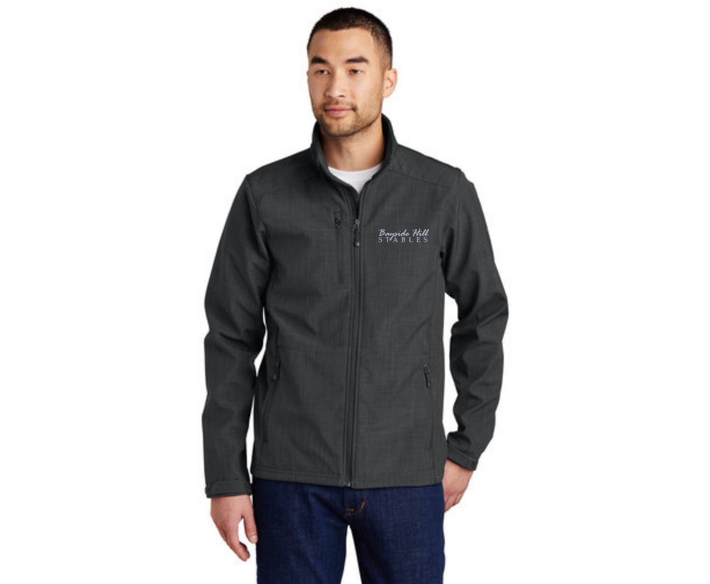 Bayside Hill Stables - Eddie Bauer® Shaded Crosshatch Soft Shell Jacket