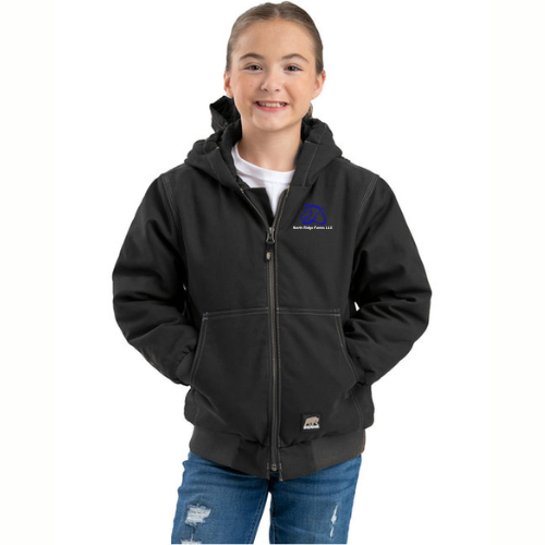 North Ridge Farms - Berne Youth Highland Softstone Duck Hooded Jacket