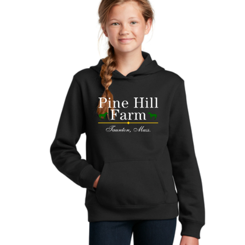 Pine Hill Farm - Port & Company® Youth Core Fleece Pullover Hooded Sweatshirt Printed