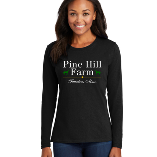 Pine Hill Farm - Port & Company® Ladies Long Sleeve Core Cotton Tee