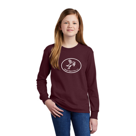 Behler Equestrian - Port & Company® Youth Long Sleeve Core Cotton Tee