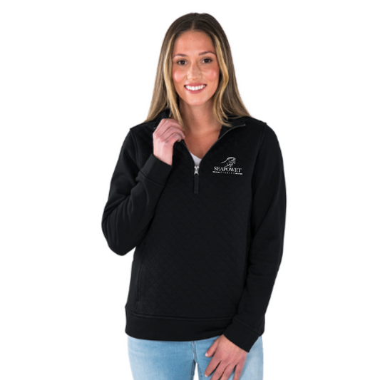 Seapowet Stables - Charles River Women's Franconia Quilted Pullover