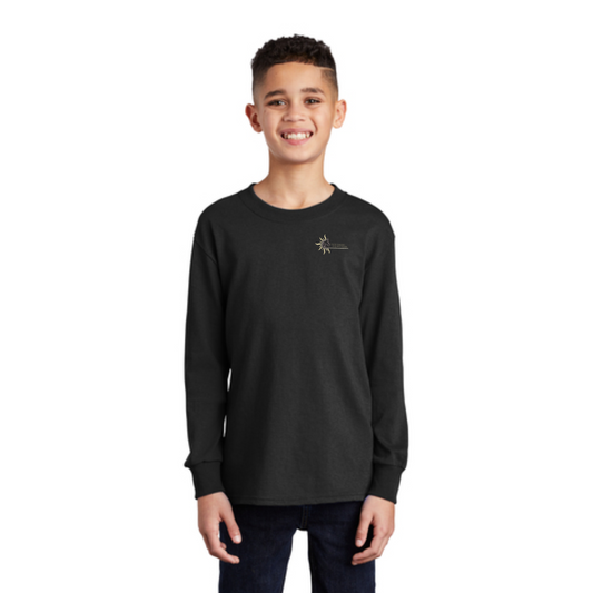Trouvaille Equestrian - Port & Company® Youth Long Sleeve Core Cotton Tee