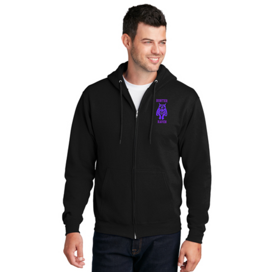 Hunter Haven - Port & Company® Core Fleece Full-Zip Hooded Sweatshirt