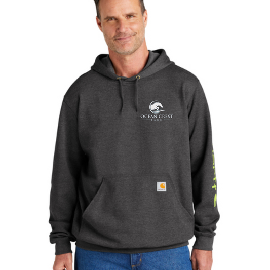 Ocean Crest Farm - Carhartt® Midweight Hooded Logo Sweatshirt