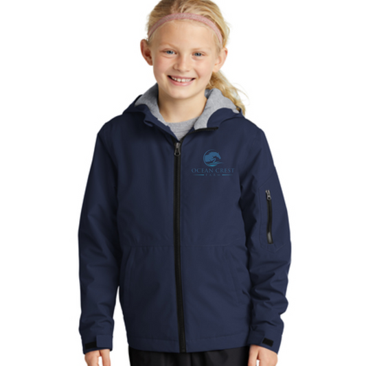 Ocean Crest Farm - Sport-Tek® Youth Waterproof Insulated Jacket