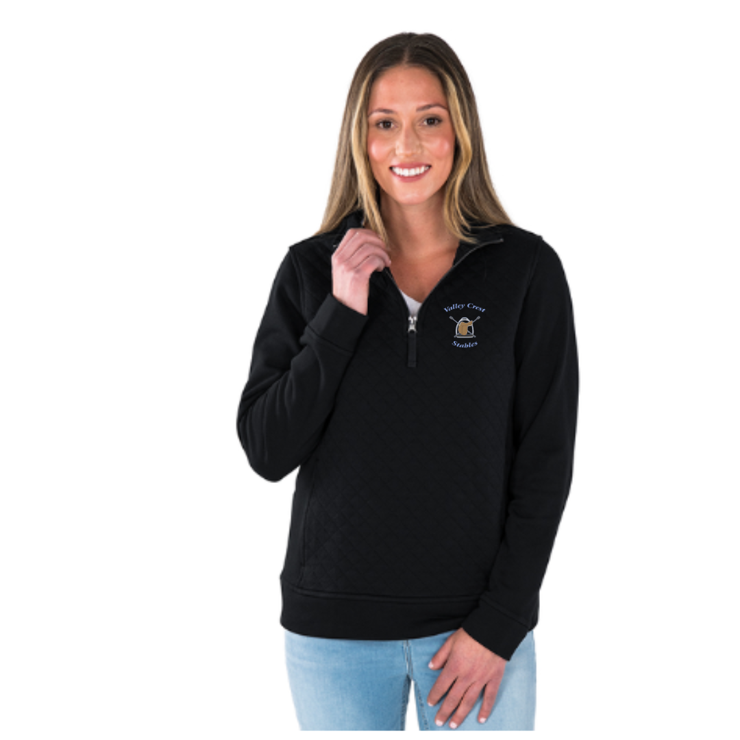 Valley Crest Stables - Charles River Women's Franconia Quilted Pullover