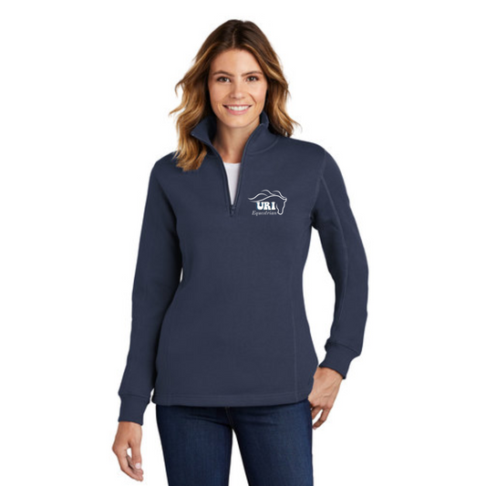 URI Equestrian - Sport-Tek® Ladies 1/4-Zip Sweatshirt