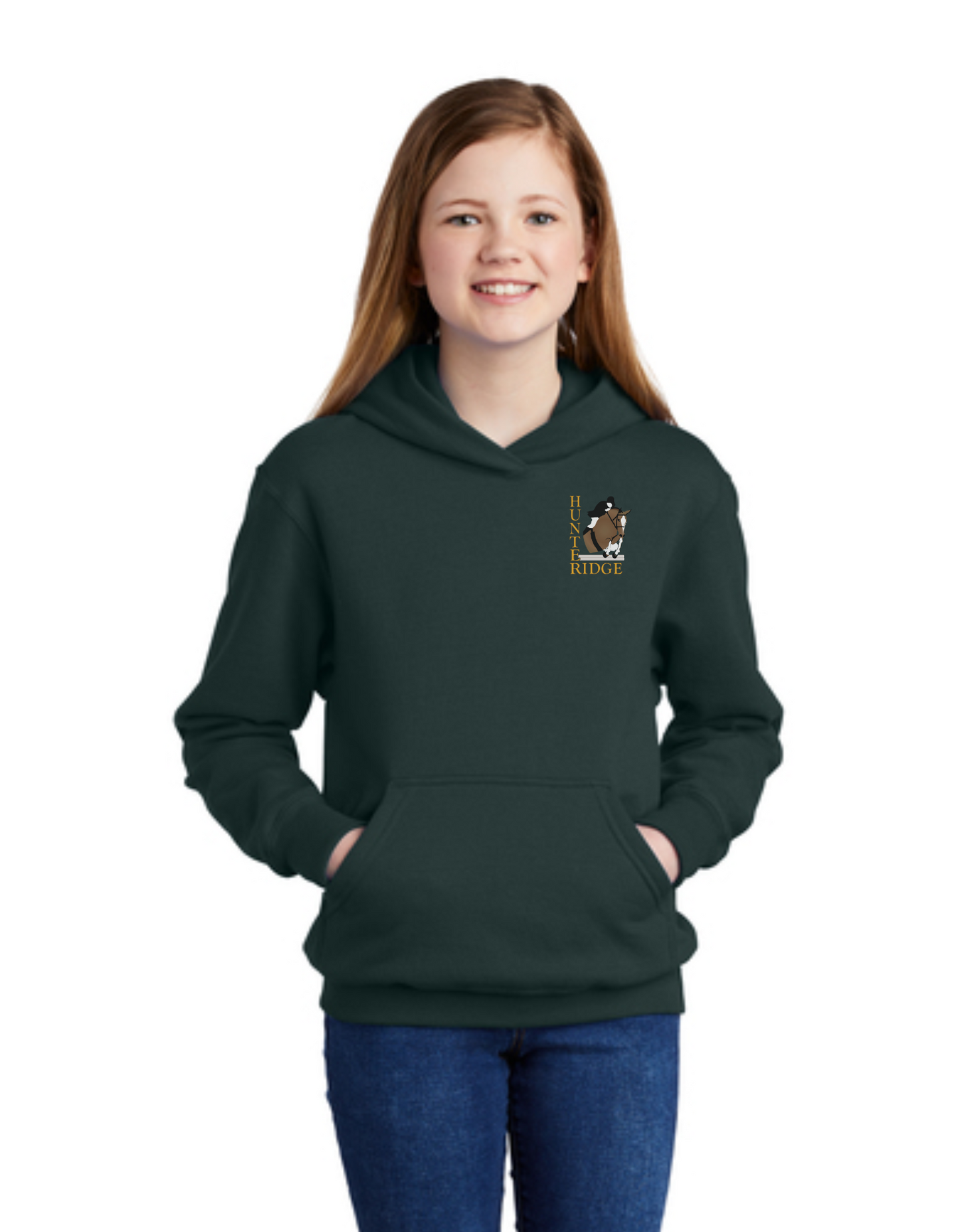 Hunter Ridge - Port & Company® Youth Core Fleece Pullover Hooded Sweatshirt