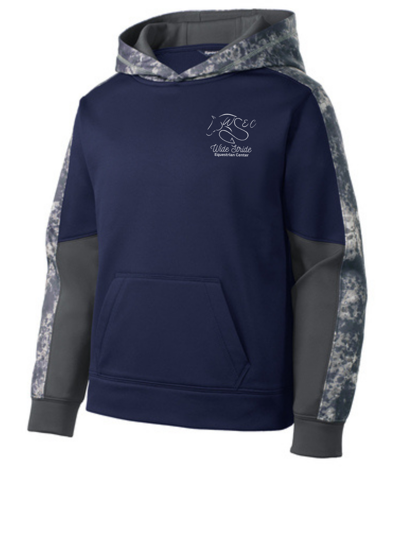 WSEC - Sport-Tek® Youth Sport-Wick® Mineral Freeze Fleece Colorblock Hooded Pullover