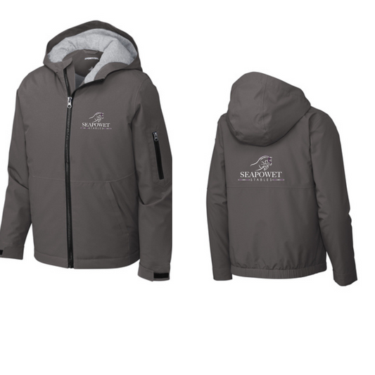 Seapowet Stables - Sport-Tek® Youth Waterproof Insulated Jacket