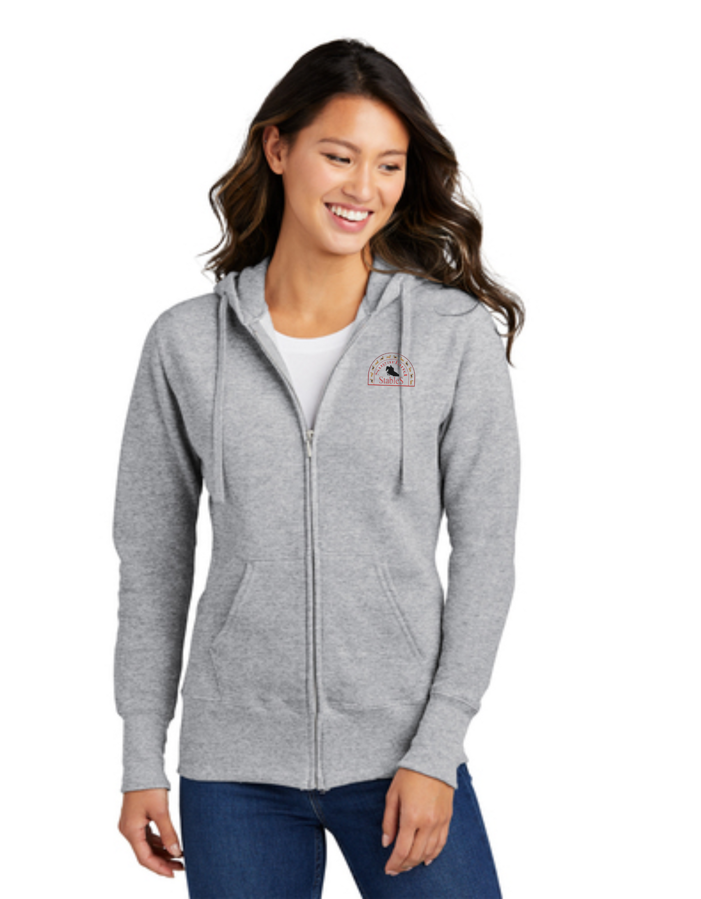Sugarland Stables - Port & Company® Ladies Core Fleece Full-Zip Hooded Sweatshirt