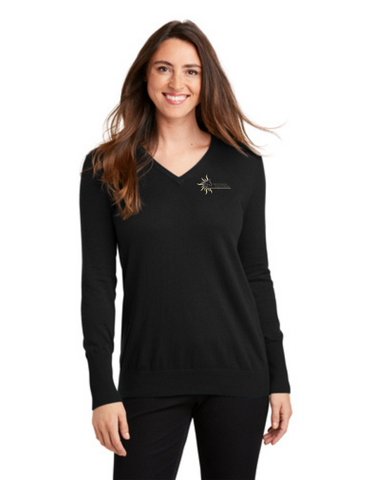 Trouvaille Equestrian - Port Authority® Ladies V-Neck Sweater