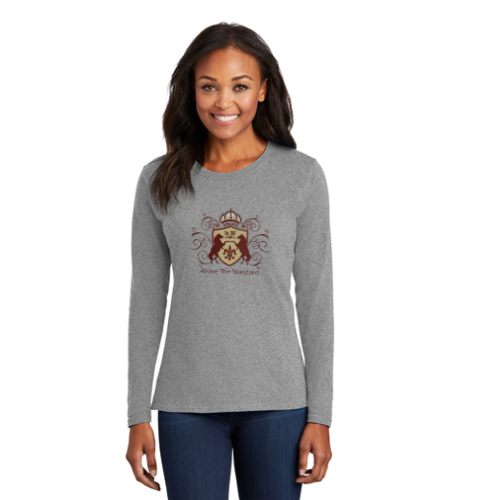 Above The Standard - Port & Company® Ladies Long Sleeve Core Cotton Tee