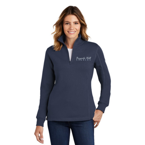 Bayside Hill Stables - Sport-Tek® Ladies 1/4-Zip Sweatshirt