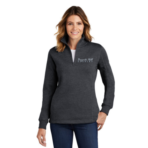 Bayside Hill Stables - Sport-Tek® Ladies 1/4-Zip Sweatshirt