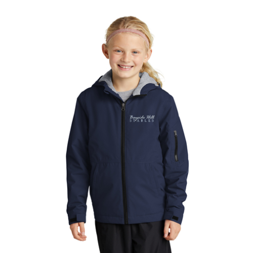 Bayside Hill Stables - Sport-Tek® Youth Waterproof Insulated Jacket