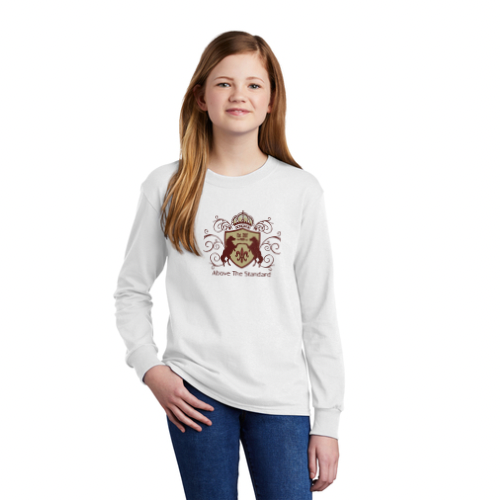 Above The Standard - Port & Company® Youth Long Sleeve Core Cotton Tee