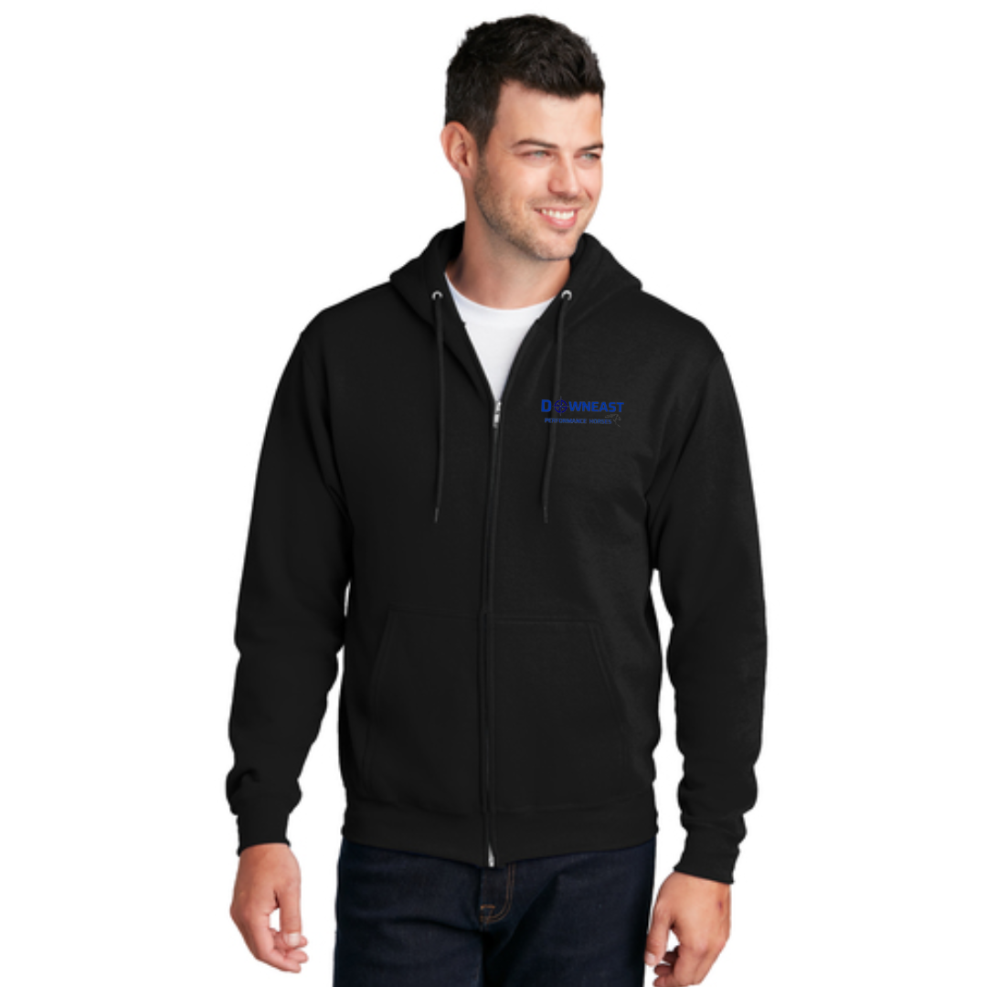 Downeast - Port & Company® Core Fleece Full-Zip Hooded Sweatshirt