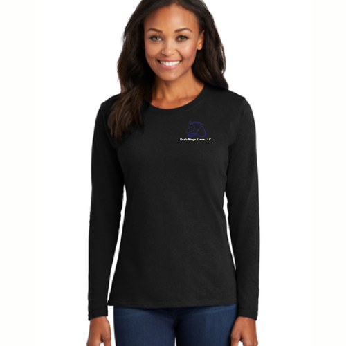 North Ridge Farms - Port & Company® Ladies Long Sleeve Core Cotton Tee