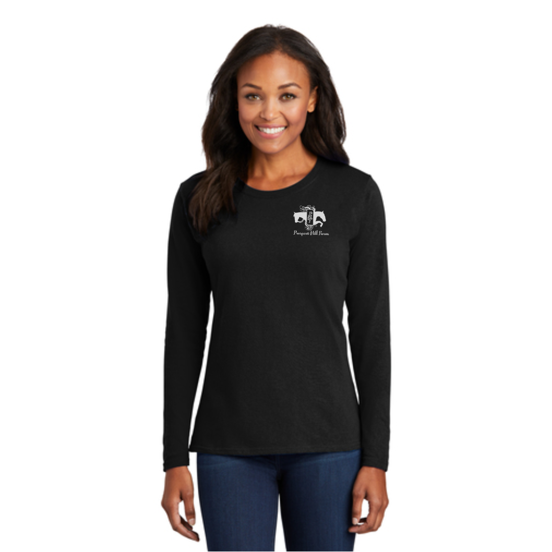 Prospect Hill Farm - Port & Company® Ladies Long Sleeve Core Cotton Tee