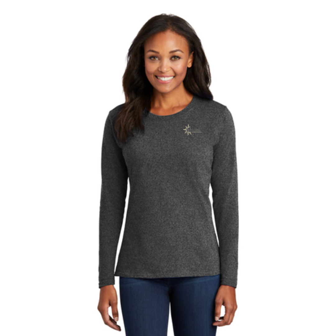 Trouvaille Equestrian - Port & Company® Ladies Long Sleeve Core Cotton Tee