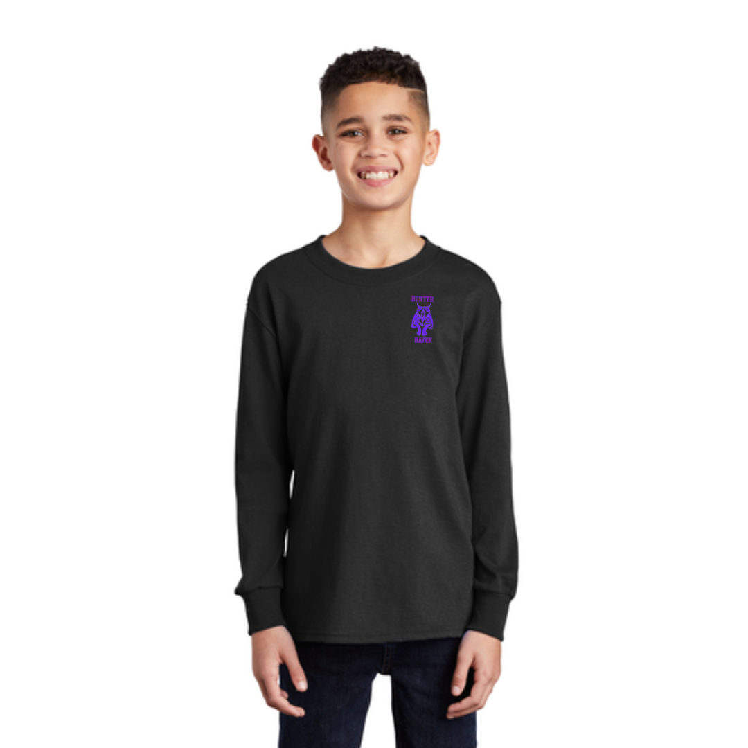 Hunter Haven - Port & Company® Youth Long Sleeve Core Cotton Tee