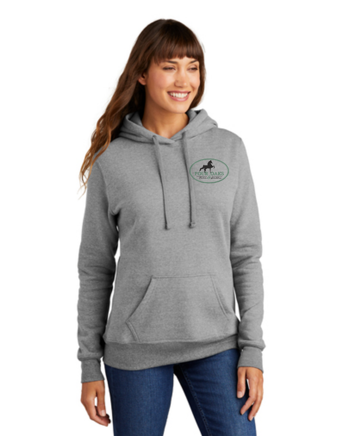 FO - Port & Company ® Ladies Core Fleece Pullover Hooded Sweatshirt