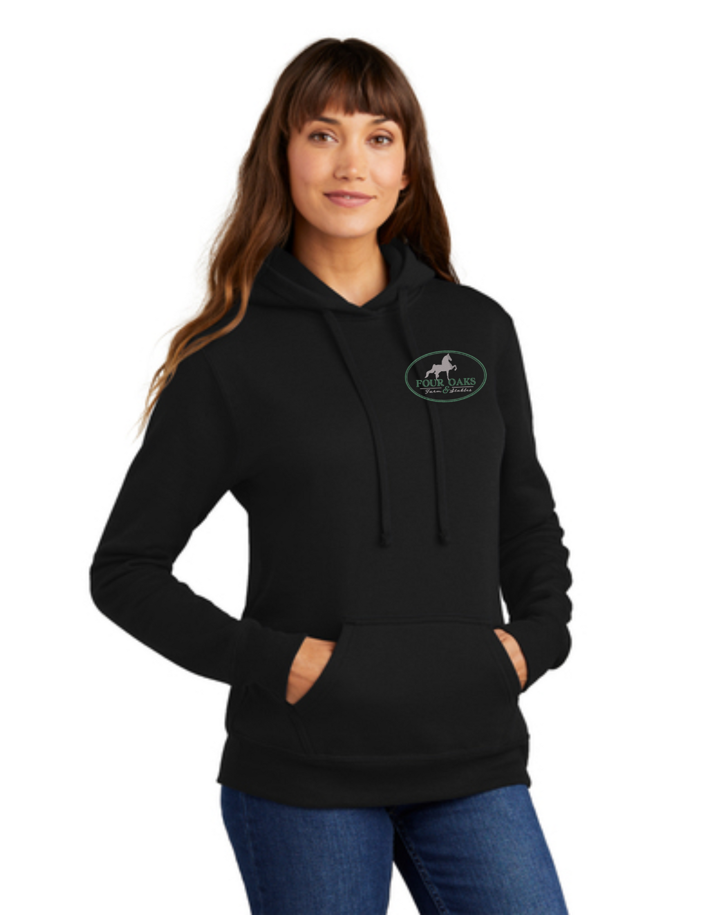 FO - Port & Company ® Ladies Core Fleece Pullover Hooded Sweatshirt