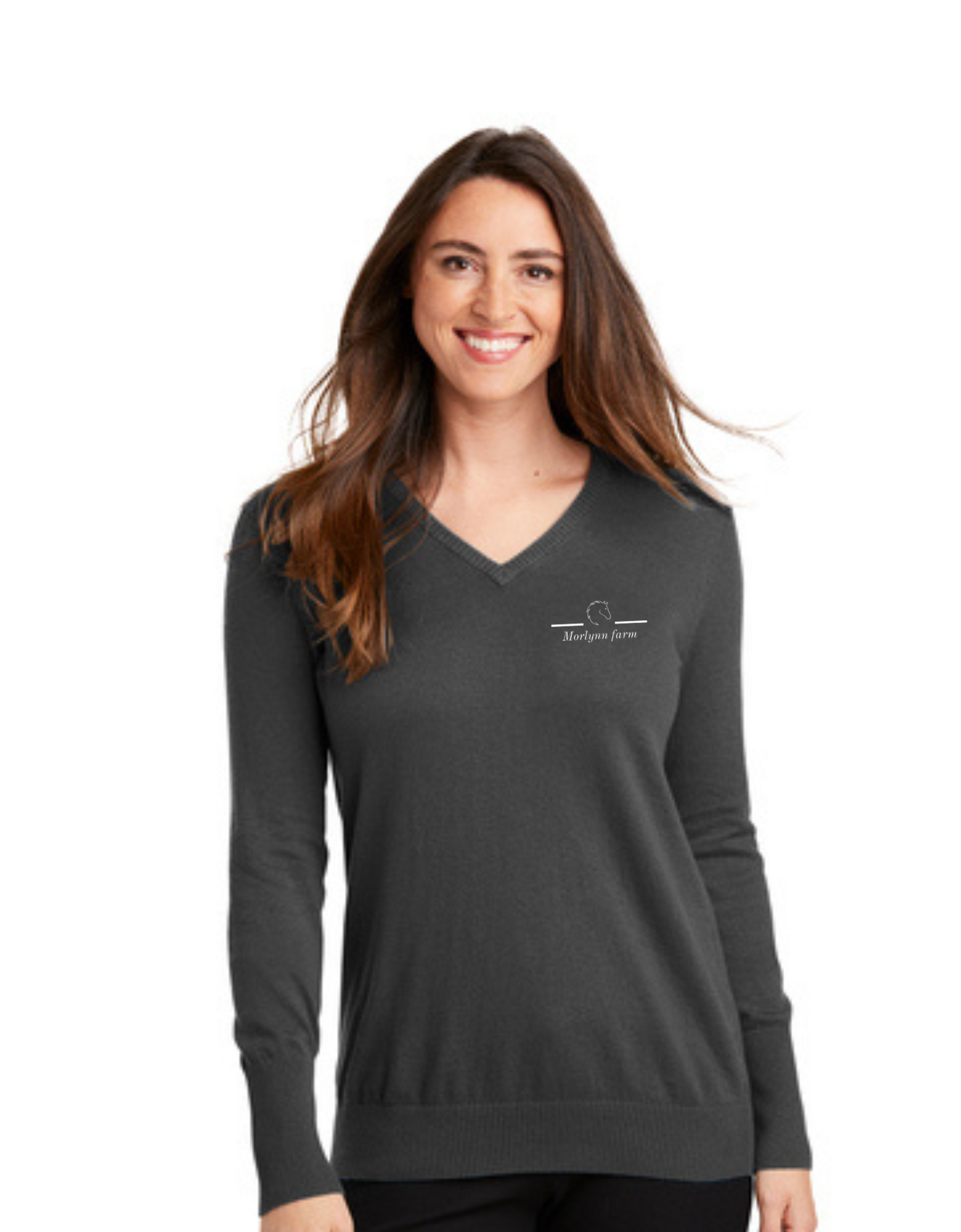 Morlynn Farm - Port Authority® Ladies V-Neck Sweater