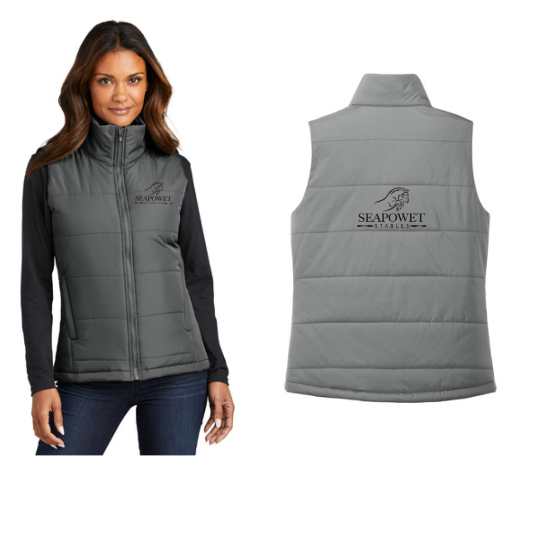 Seapowet Stables - Port Authority® Ladies Puffer Vest