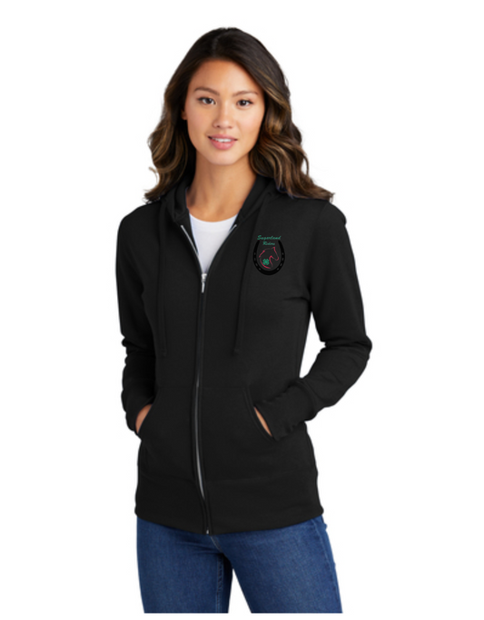 Sugarland Riders 4-H - Port & Company® Ladies Core Fleece Full-Zip Hooded Sweatshirt